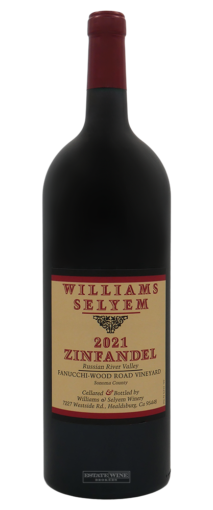 Williams Selyem Zinfandel Fanucchi Wood Road Vineyard Russian River Valley 2021 1500ml - 1