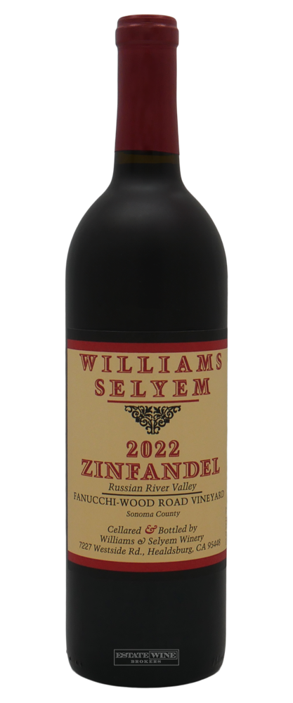 Williams Selyem Zinfandel Fanucchi Wood Road Vineyard Russian Rivery Valley 2022 750ml - 1