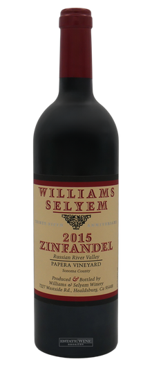 Williams Selyem Zinfandel Papera Vineyard Russian River Valley 2015 750ml - 1