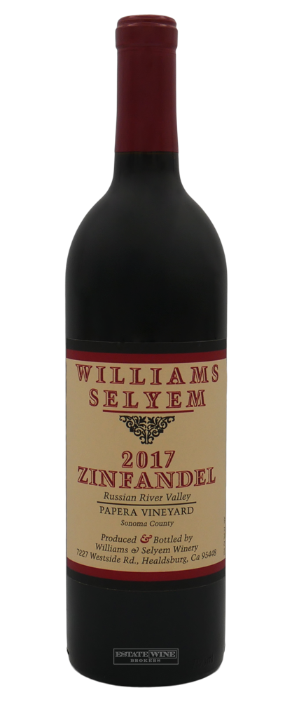 Williams Selyem Zinfandel Papera Vineyard Russian River Valley 2017 750ml - 1