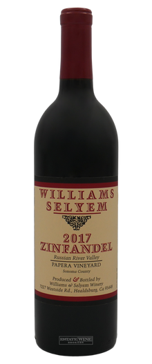 Williams Selyem Zinfandel Papera Vineyard Russian River Valley 2017 750ml - 1