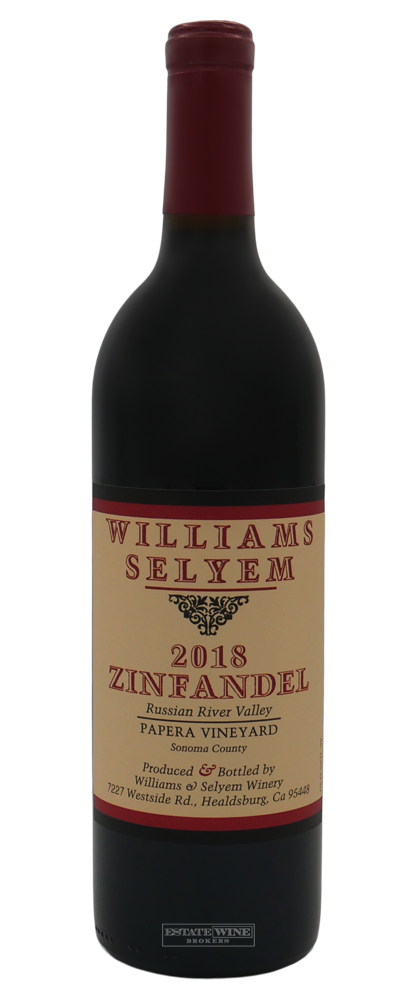 Williams Selyem Zinfandel Papera Vineyard Russian River Valley 2018 750ml - 1