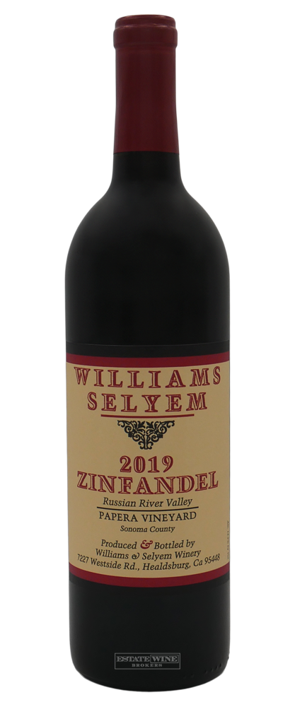 Williams Selyem Zinfandel Papera Vineyard Russian River Valley 2019 750ml - 1