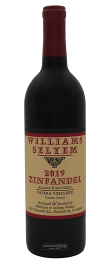 Williams Selyem Zinfandel Papera Vineyard Russian River Valley 2019 750ml - 1