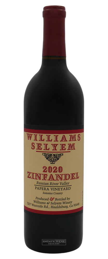 Williams Selyem Zinfandel Papera Vineyard Russian River Valley 2020 750ml - 1
