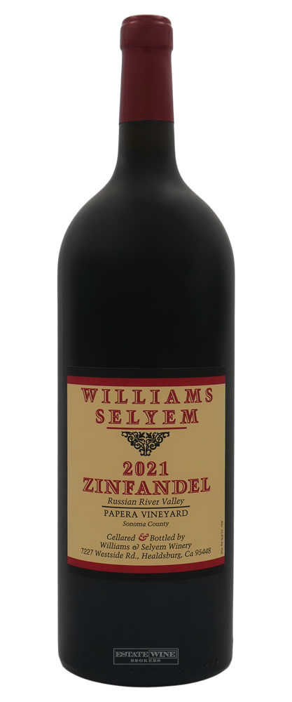 Williams Selyem Zinfandel Papera Vineyard Russian River Valley 2021 1500ml - 1