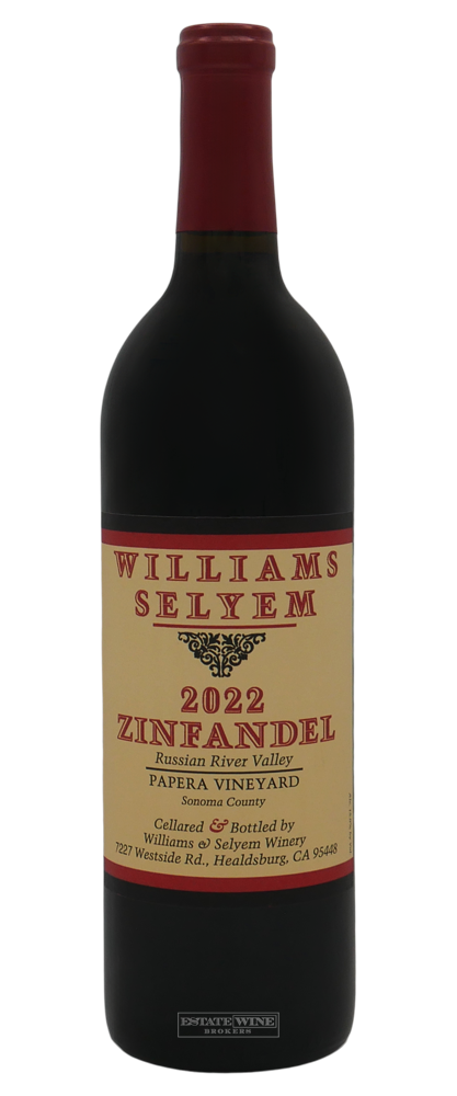 Williams Selyem Zinfandel Papera Vineyard Russian River Valley 2022 750ml - 1