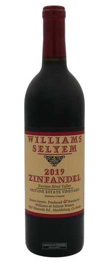 Williams Selyem Zinfandel Saitone Estate Vineyard Russian River Valley 2019 750ml - 1