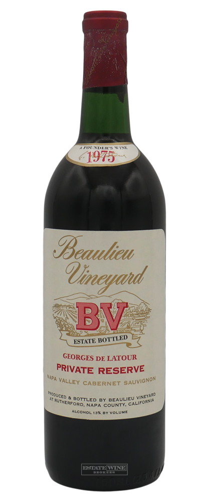 Beaulieu Vineyard Cabernet Sauvignon Georges De Latour Private Reserve Napa Valley 1975 750ml - 1