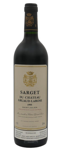 Gruaud Larose Sarget du Gruaud Larose 1995 750ml - 1