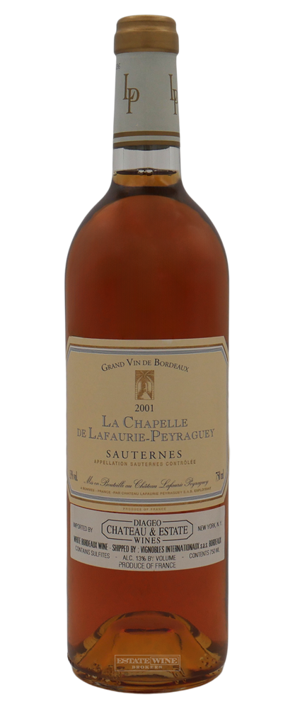 La Chapelle De LaFaurie-Peyraguey Sauternes 2001 750ml - 1