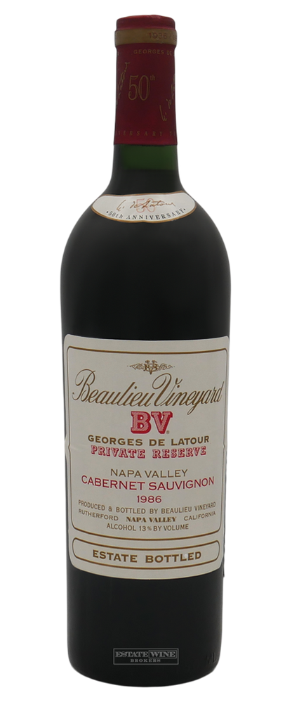 Beaulieu Vineyard Cabernet Sauvignon Georges de Latour Private Reserve 1986 750ml - 2