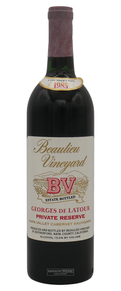 Beaulieu Vineyard Cabernet Sauvignon Georges de Latour Private Reserve 1985 750ml - 2