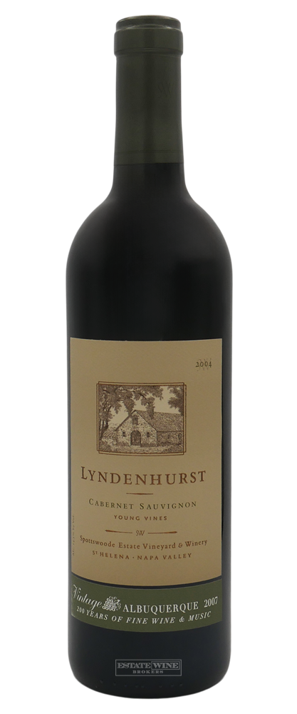 Spottswoode Cabernet Sauvignon Lyndenhurst Young Vines 2004 750ml - 1