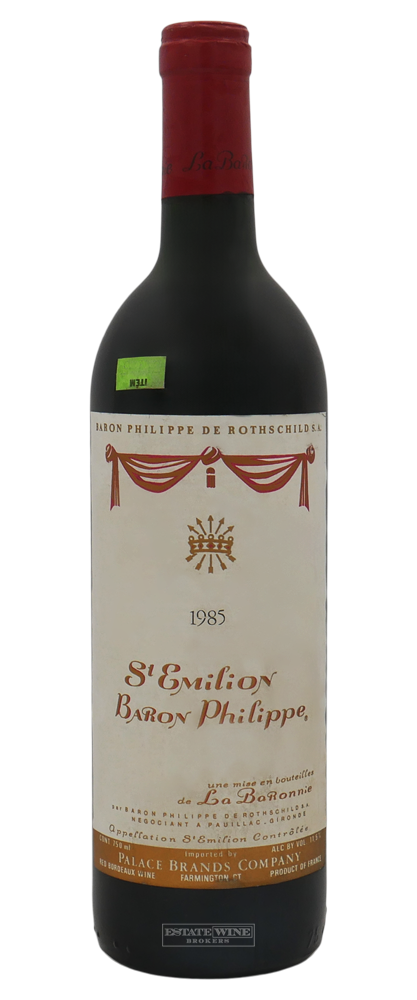 Baron Philippe de Rothschild St Emilion Cadet Reserve 1985 750ml - 1