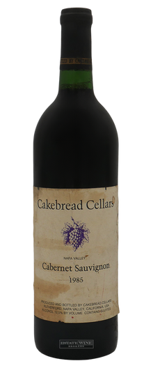 Cakebread Cellars Cabernet Sauvignon Napa Valley 1985 750ml [Stained Label] - 1