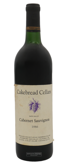 Cakebread Cellars Cabernet Sauvignon Napa Valley 1986 750ml - 1