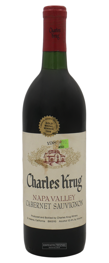 Charles Krug Cabernet Sauvignon Napa Valley 1983 750ml - 1