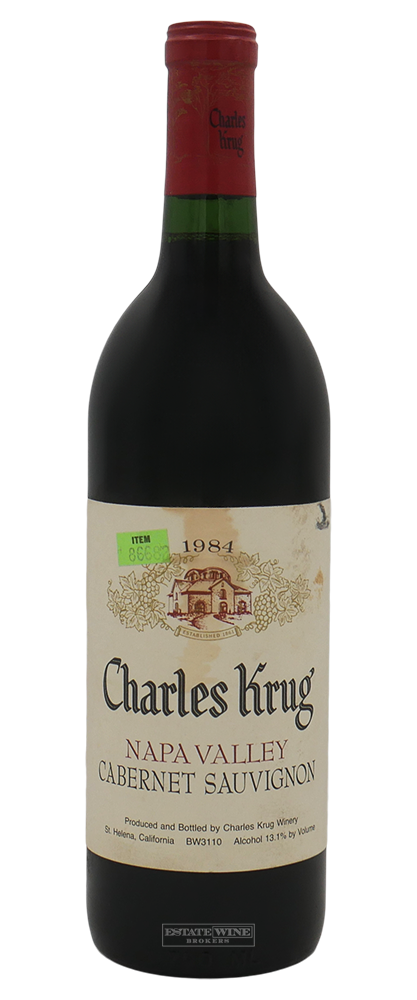 Charles Krug Cabernet Sauvignon Napa Valley 1984 750ml - 1
