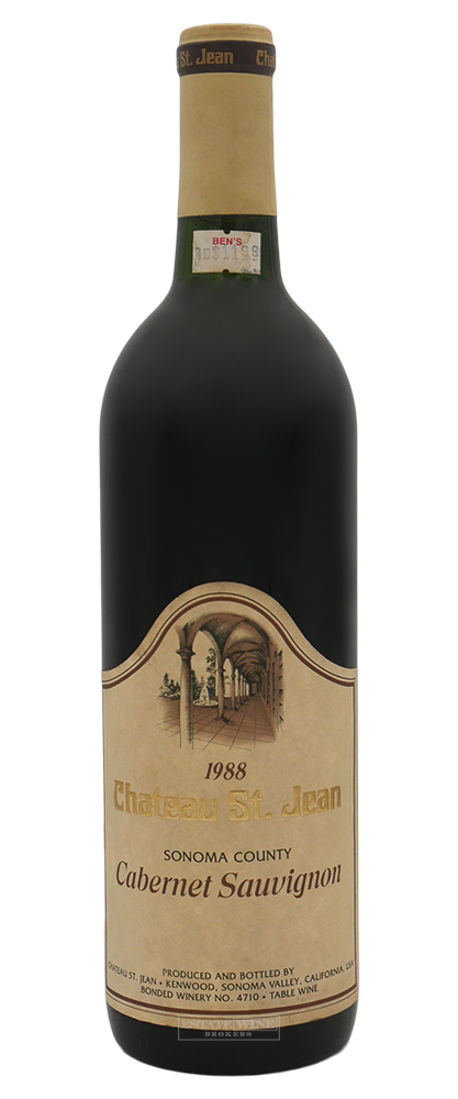 Chateau St Jean Cabernet Sauvignon Sonoma County 1988 750ml - 1