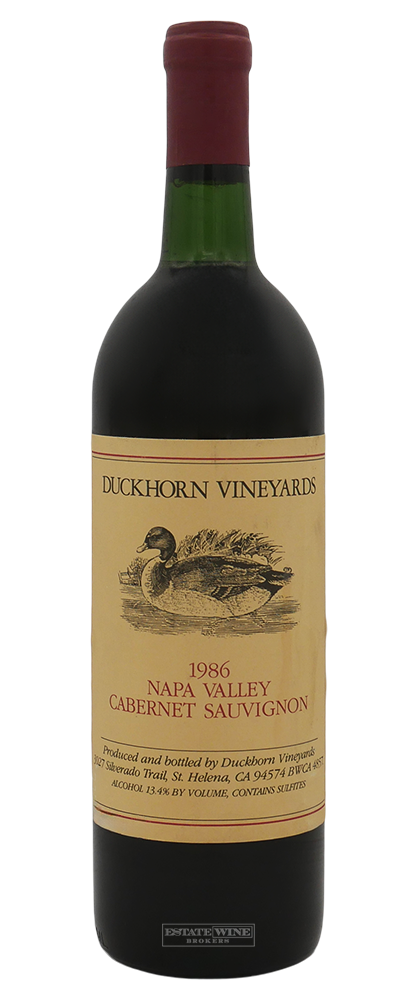 Duckhorn Cabernet Sauvignon Napa Valley 1986 750ml - 1