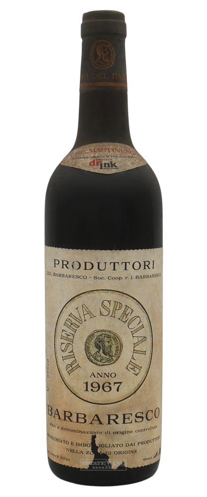 Produttori del Barbaresco Riserva Martinenga 1967 750ml [Torn Label] - 1