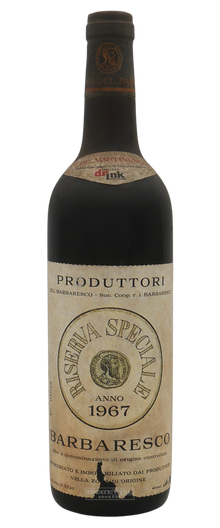 Produttori del Barbaresco Riserva Martinenga 1967 750ml [Torn Label] - 1