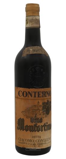 Giacomo Conterno Barolo Monfortino 1961 750ml [Stained Label] - 1