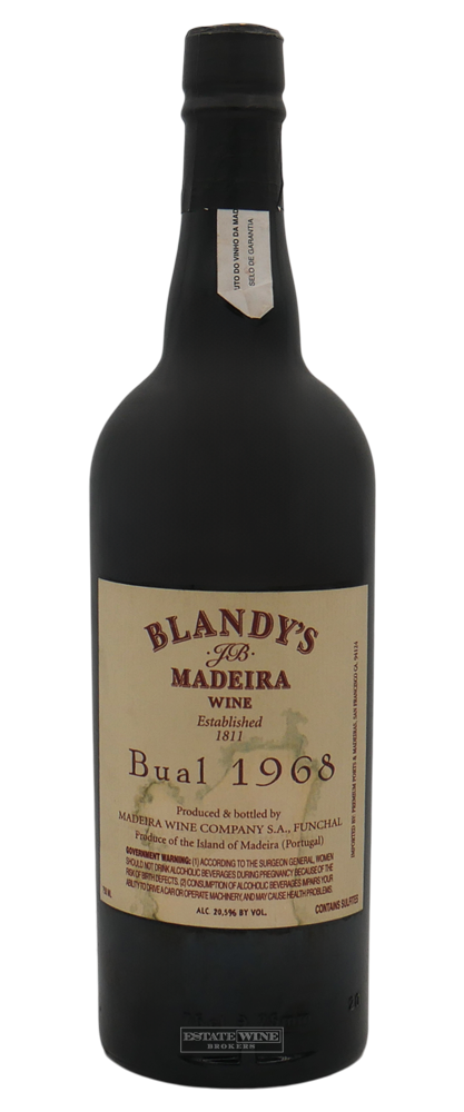 Blandy's Bual Madeira 1968 750ml - 1