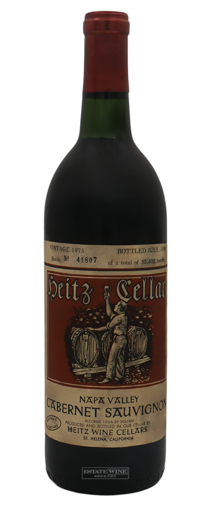 Heitz Cellar Cabernet Sauvignon St. Helena 1975 750ml [Stained Label] - 1