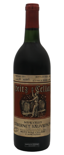 Heitz Cellar Cabernet Sauvignon St. Helena 1975 750ml [Stained Label] - 1