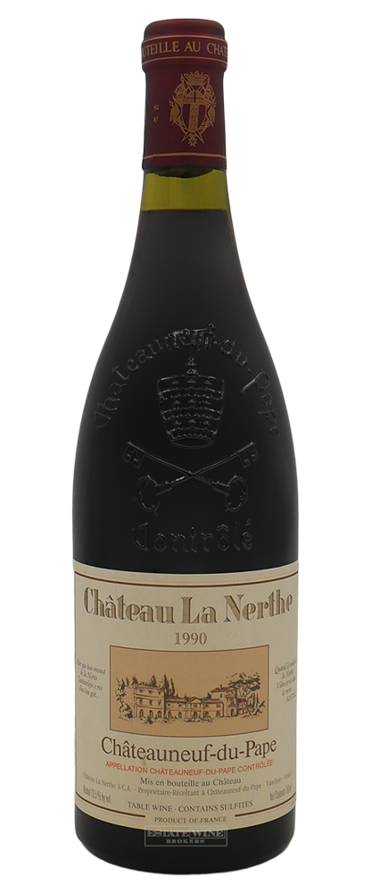 La Nerthe Chateauneuf du Pape 1990 750ml - 1