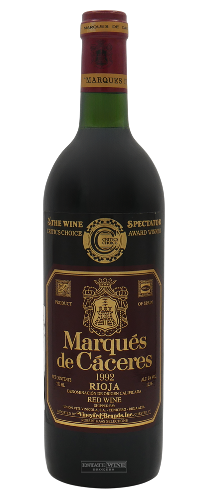 Marques de Caceres Rioja Crianza 1992 750ml - 1