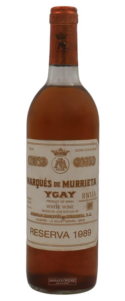Marques de Murrieta Rioja ygay Riserva Blanco 1989 750ml - 1