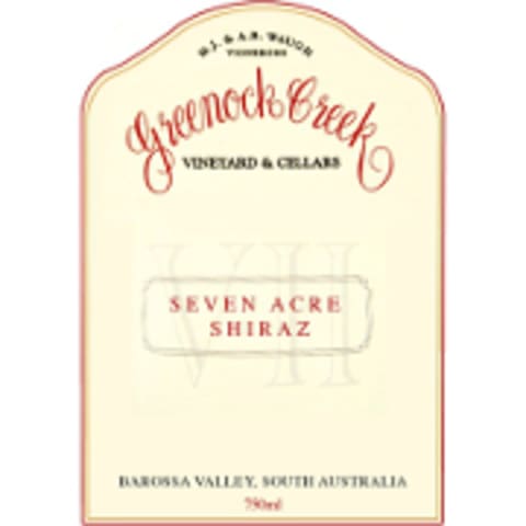 Greenock Creek Seven Acre Shiraz Barossa Valley 1998 750ml - 1