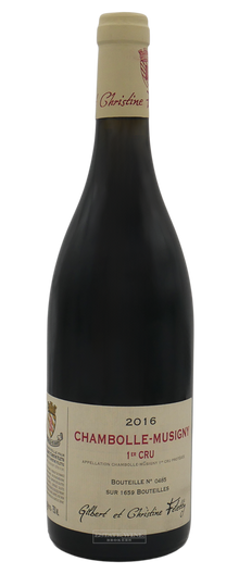 Gilbert et Christine Felettig Chambolle Musigny 1er Cru 2016 750ml - 1