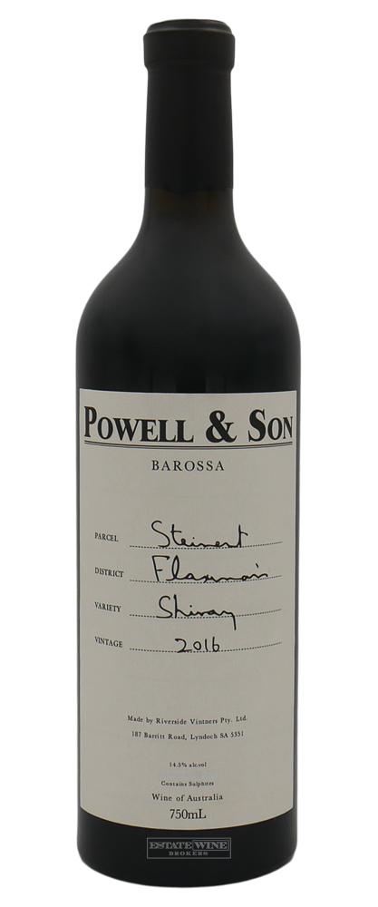 Powell & Son Shiraz Flaxmans Valley Steinert 2016 750ml - 1