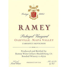 Ramey Cabernet Sauvignon Pedregal Vineyard 2005 750ml - 1
