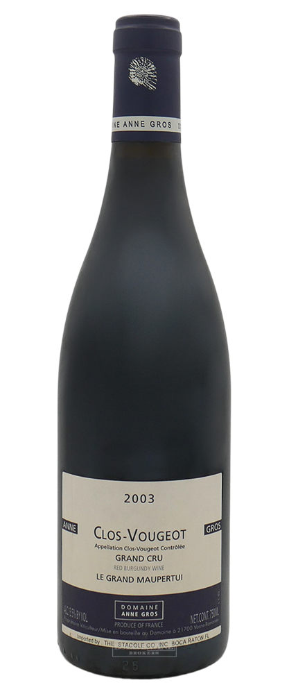 Anne Gros Clos Vougeot Grand Cru 2003 750ml - 2