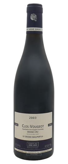 Anne Gros Clos Vougeot Grand Cru 2003 750ml - 1