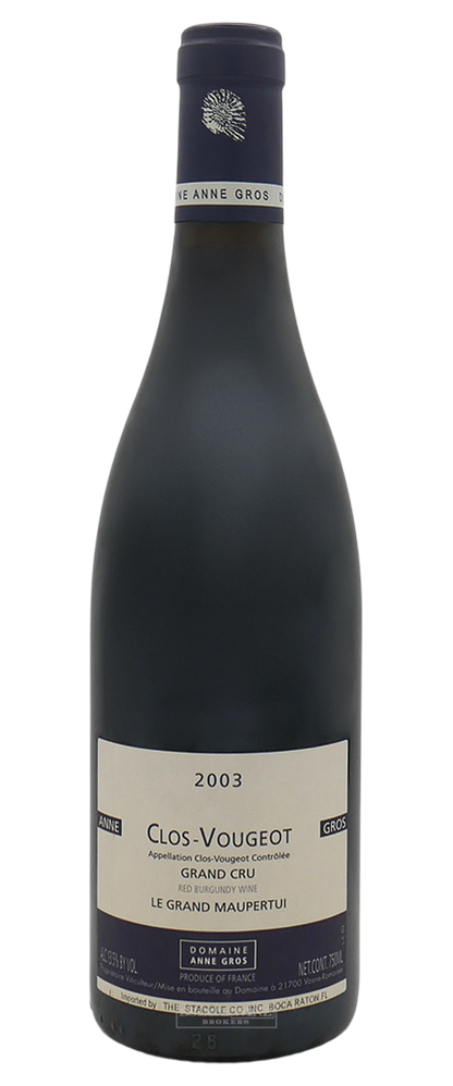Anne Gros Clos Vougeot Grand Cru 2003 750ml - 1