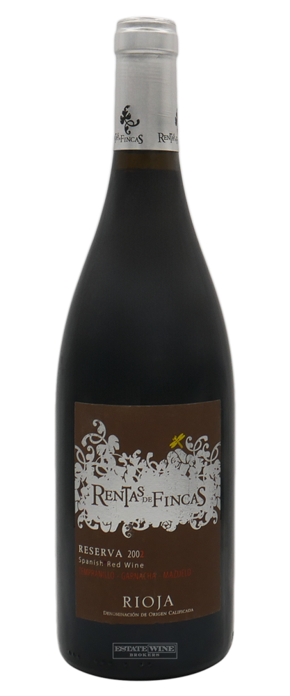 Rentas de Fincas Reserva Rioja 2002 750ml - 1