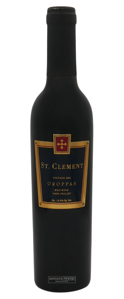 St Clement Oroppas Red Wine Napa Valley 2001 375ml - 3