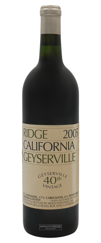Ridge Geyserville Red Sonoma County 2005 750ml - 1