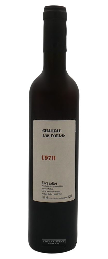 Jacques Bailbé Chateau Las Collas Rivesaltes 1970 500ml - 1