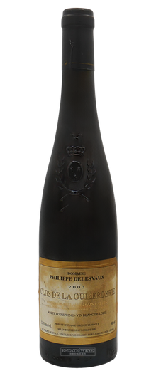 Philippe Delesvaux Clos de la Guiberderie Coteaux du Layon Saint Aubin 2003 500ml [Stained Label] - 1
