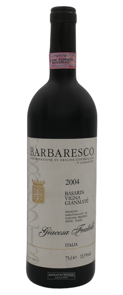 Giacosa Fratelli Barbaresco Basarin Vigna Gianmate 2004 750ml - 1