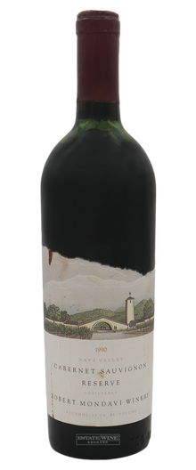 Robert Mondavi Cabernet Sauvignon Reserve Unfiltered Oakville Napa Valley 1990 750ml - 1