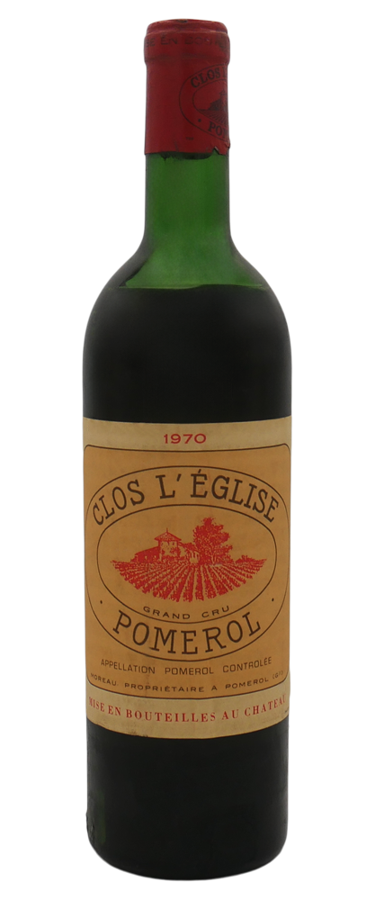 Clos l'Eglise Pomerol 1970 750ml - 1
