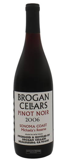 Brogan Cellars Pinot Noir Michaela’s Reserve Sonoma Coast 2006 750ml - 1